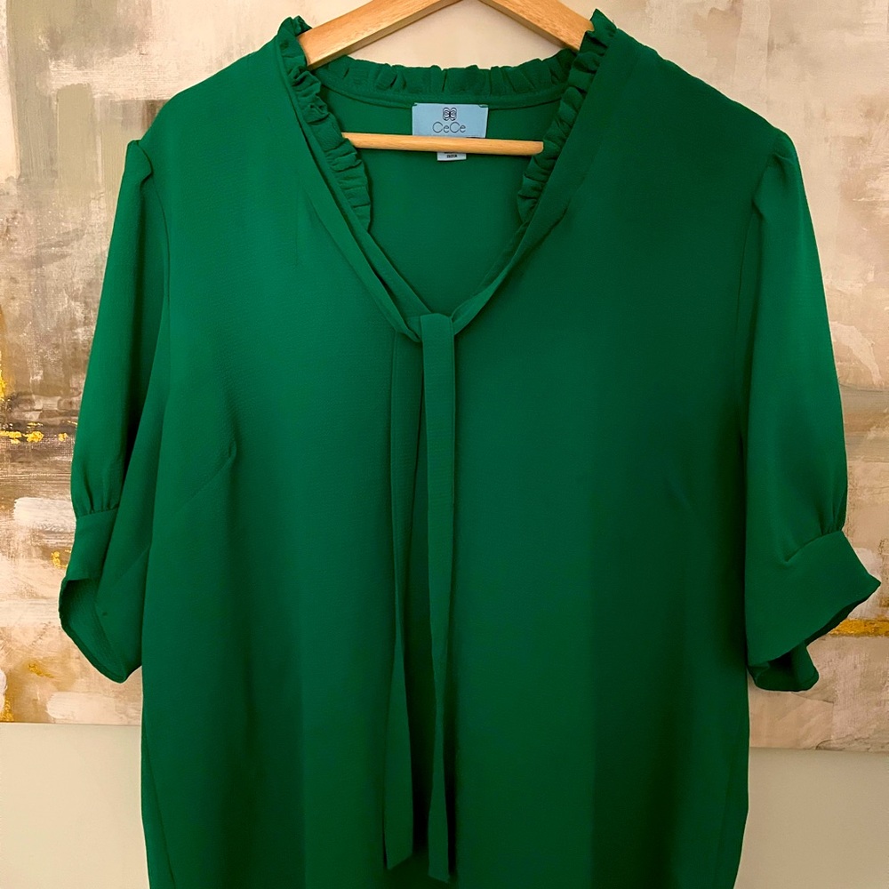Cece blouse green